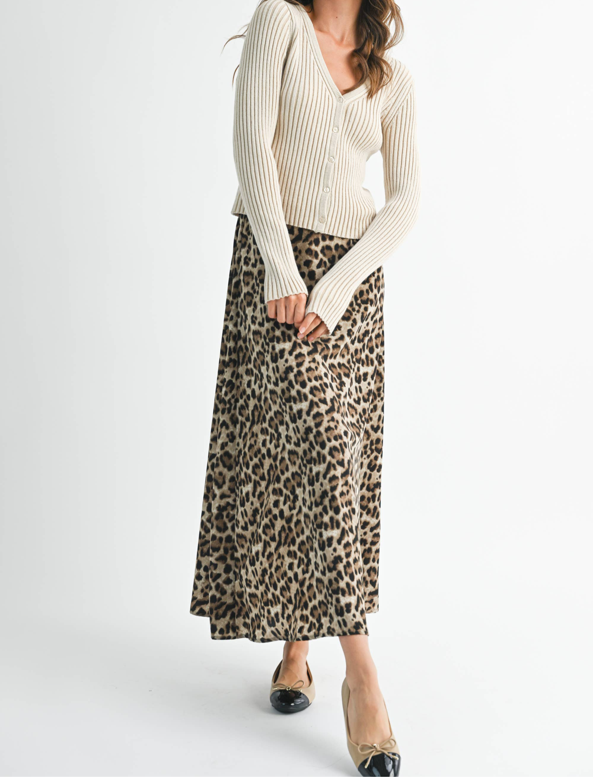 Katie Ribbed Button-Up Cardigan
