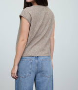 Monica Rolled Edge Knit Vest