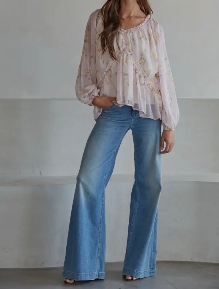 Melissa Floral Print Top