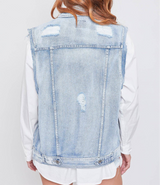 Beau Boyfriend Fit Denim Vest