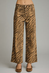 Sadie Zebra Print Wide Leg Pant
