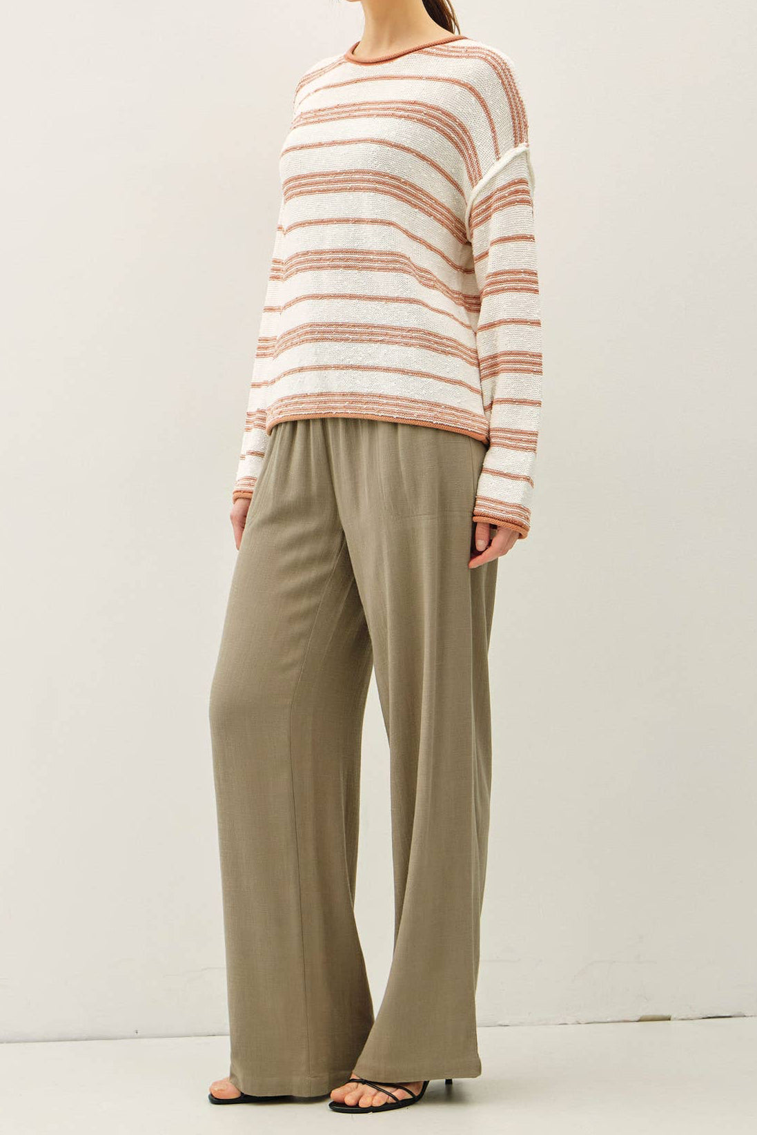 Sunset Striped Sweater
