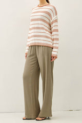 Sunset Striped Sweater