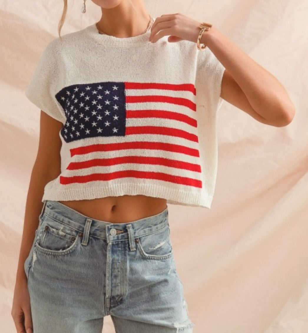 Stars and Stripes Lightweight Sweater