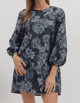 Franni Elegant Jacquard Dress