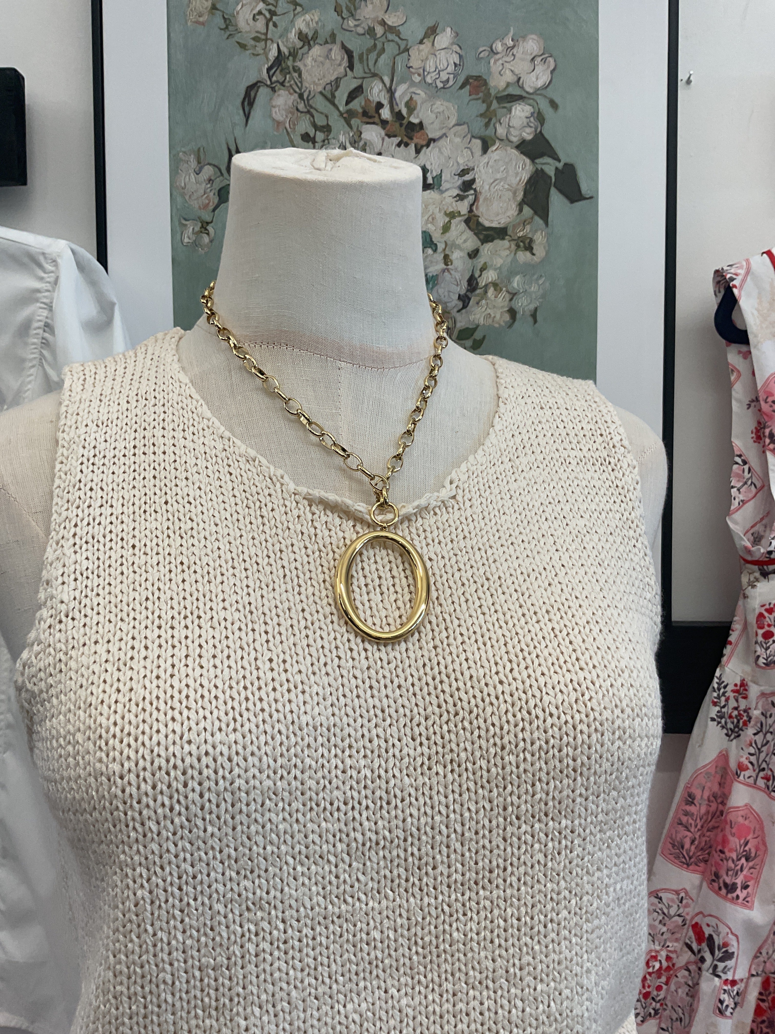 Long “O” Necklace