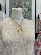 Long “O” Necklace