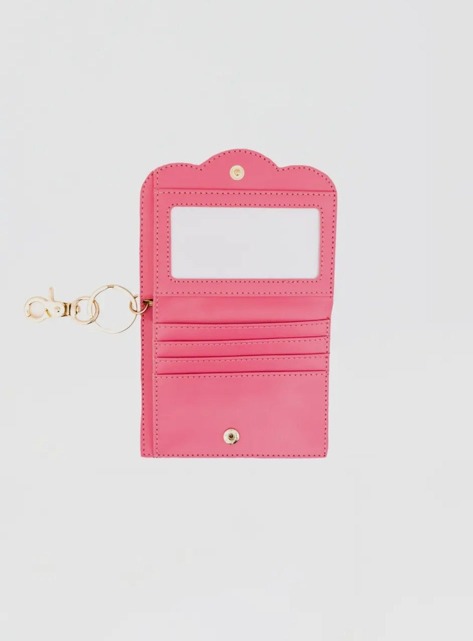 Mary Square Scalloped Wallet