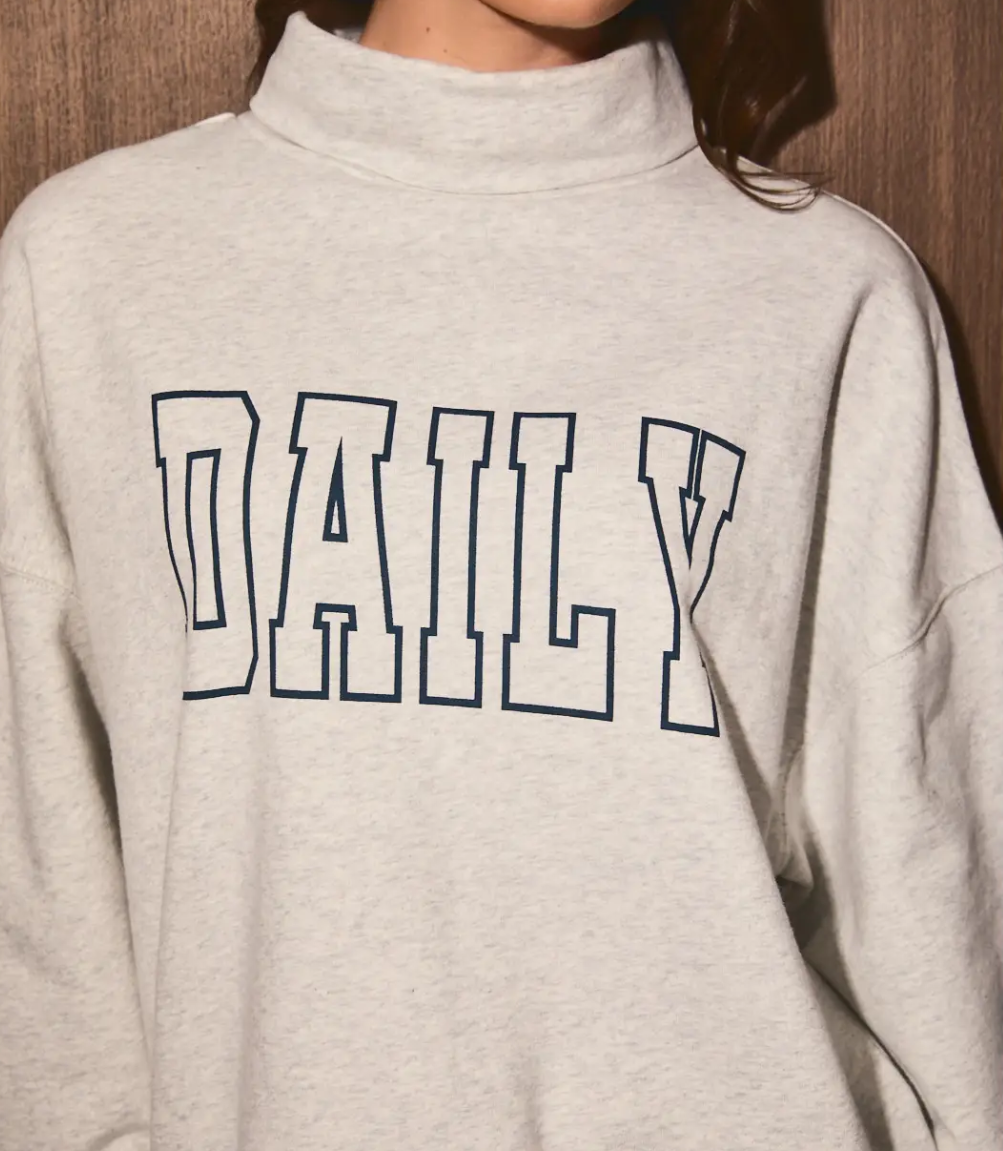 Daily Mockneck Sweatshirt