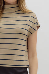 Natalie Mock Neck Top