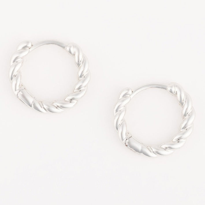 Michelle McDowell Silver Brandi Hoops