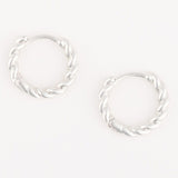 Michelle McDowell Silver Brandi Hoops