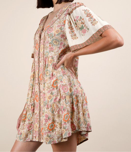 Delilah Floral Mini Dress