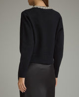 Jane Rhinestone Sweater Cardigan