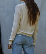 Beau V Neck Ling Sleeve Cardigan