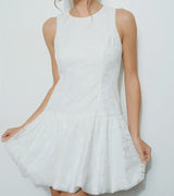 Landry Lace Bubble Hem Mini Dress
