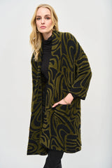 JR Embossed Jacquard Knit Cover Up