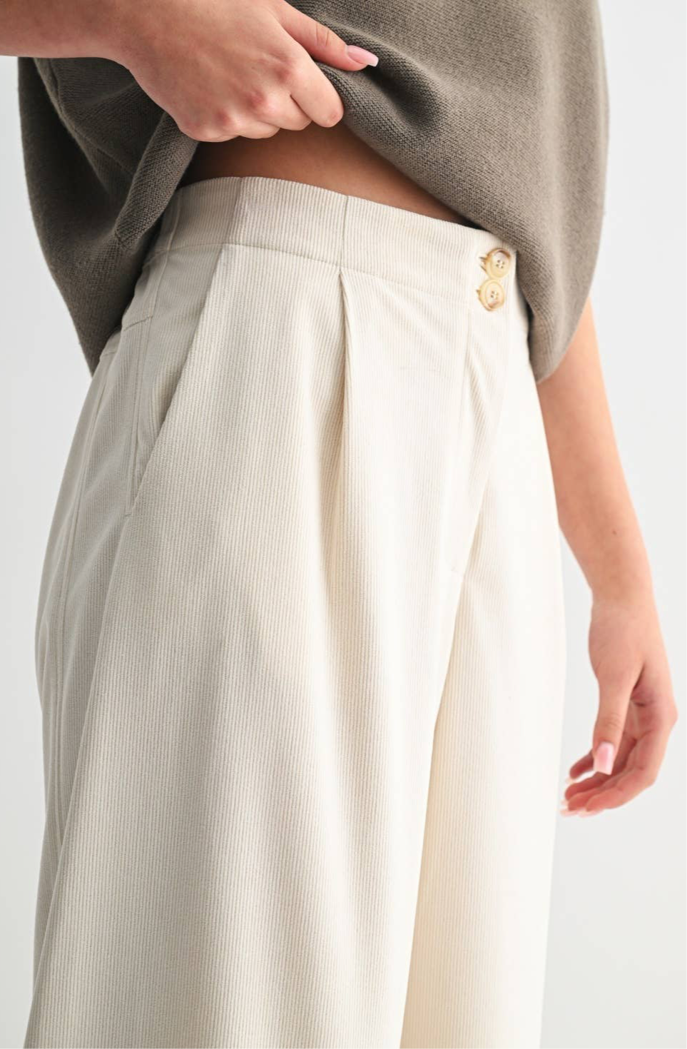 Cadence Corduroy Wide Leg Pant