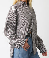 Coco Brown Checkered Shirt