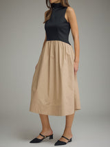 Arabella Sleeveless Midi Dress