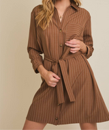 Lily Pinstripe Dress