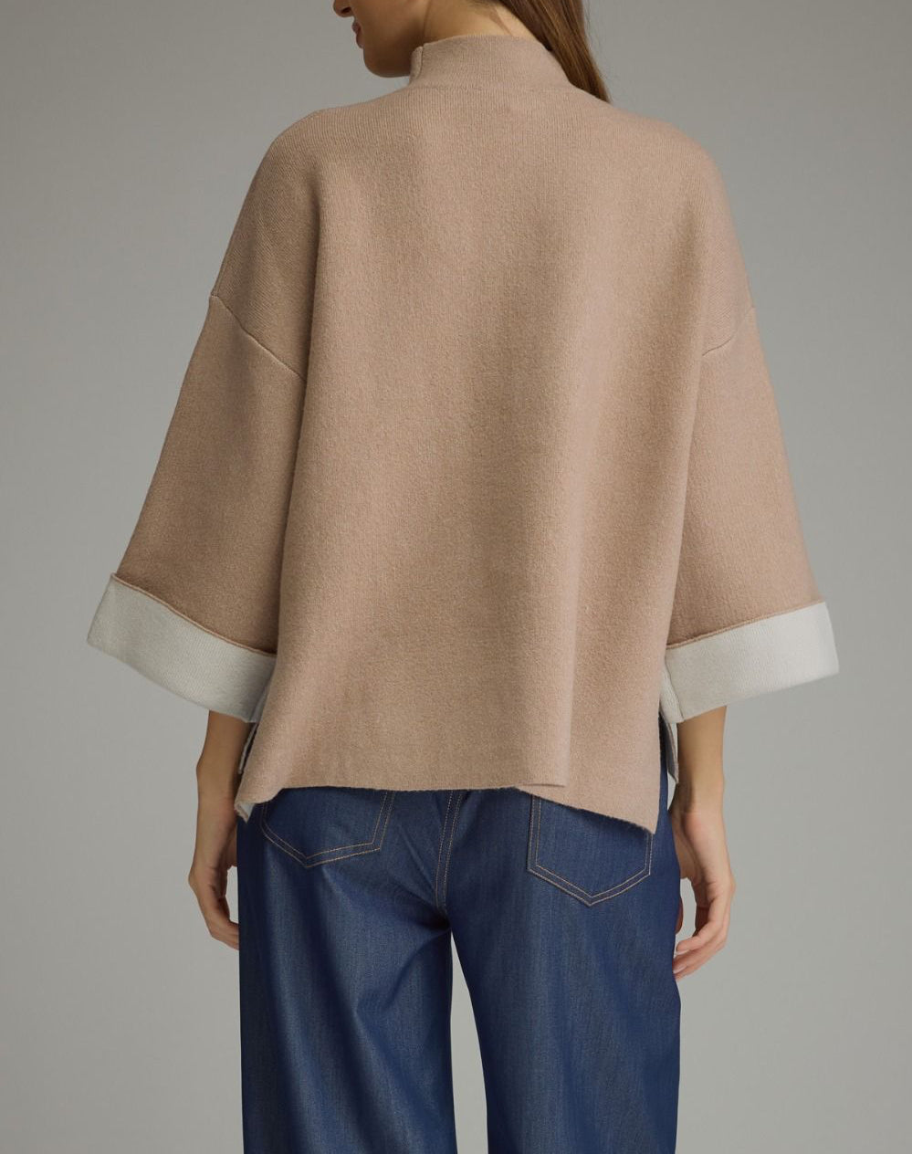 Chelsea Mock Neck 3/4 Sleeve Top