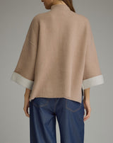 Chelsea Mock Neck 3/4 Sleeve Top