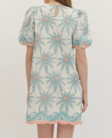 Jenny Embroidered Floral Mini Dress