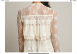 Giovanna Lace Tiered Top