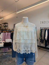 Giovanna Lace Tiered Top