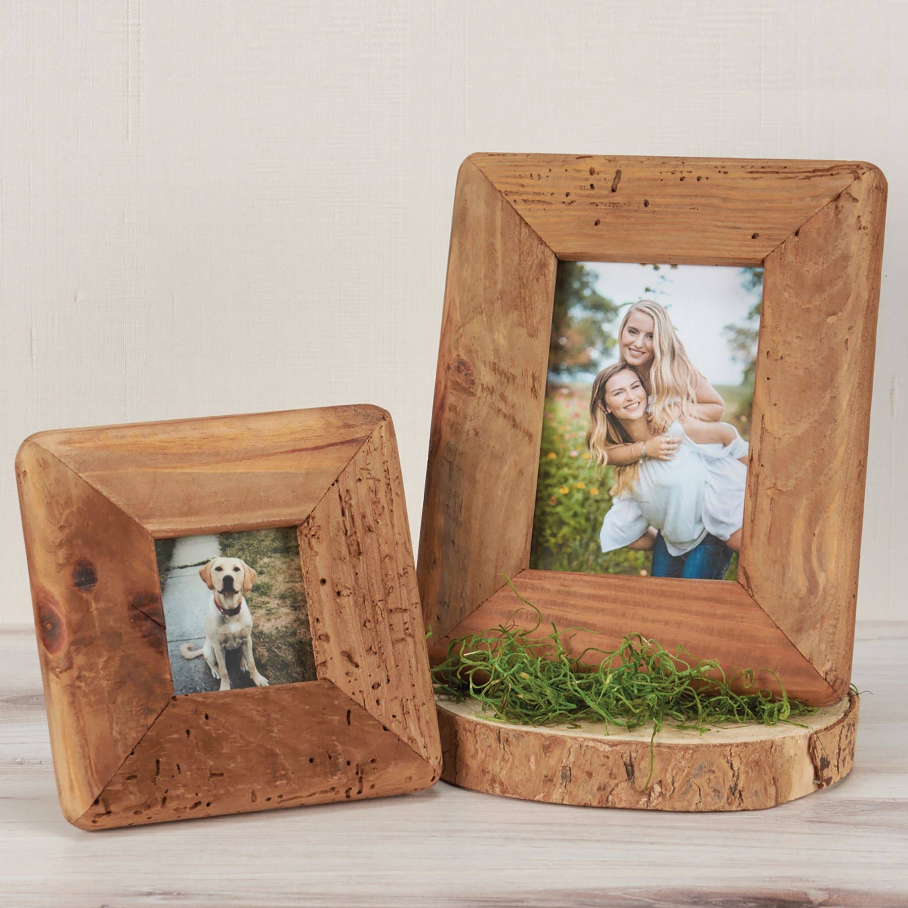 Rustic Wood Rectangle Frame