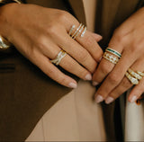 Sahira Lauren Emerald Band Ring