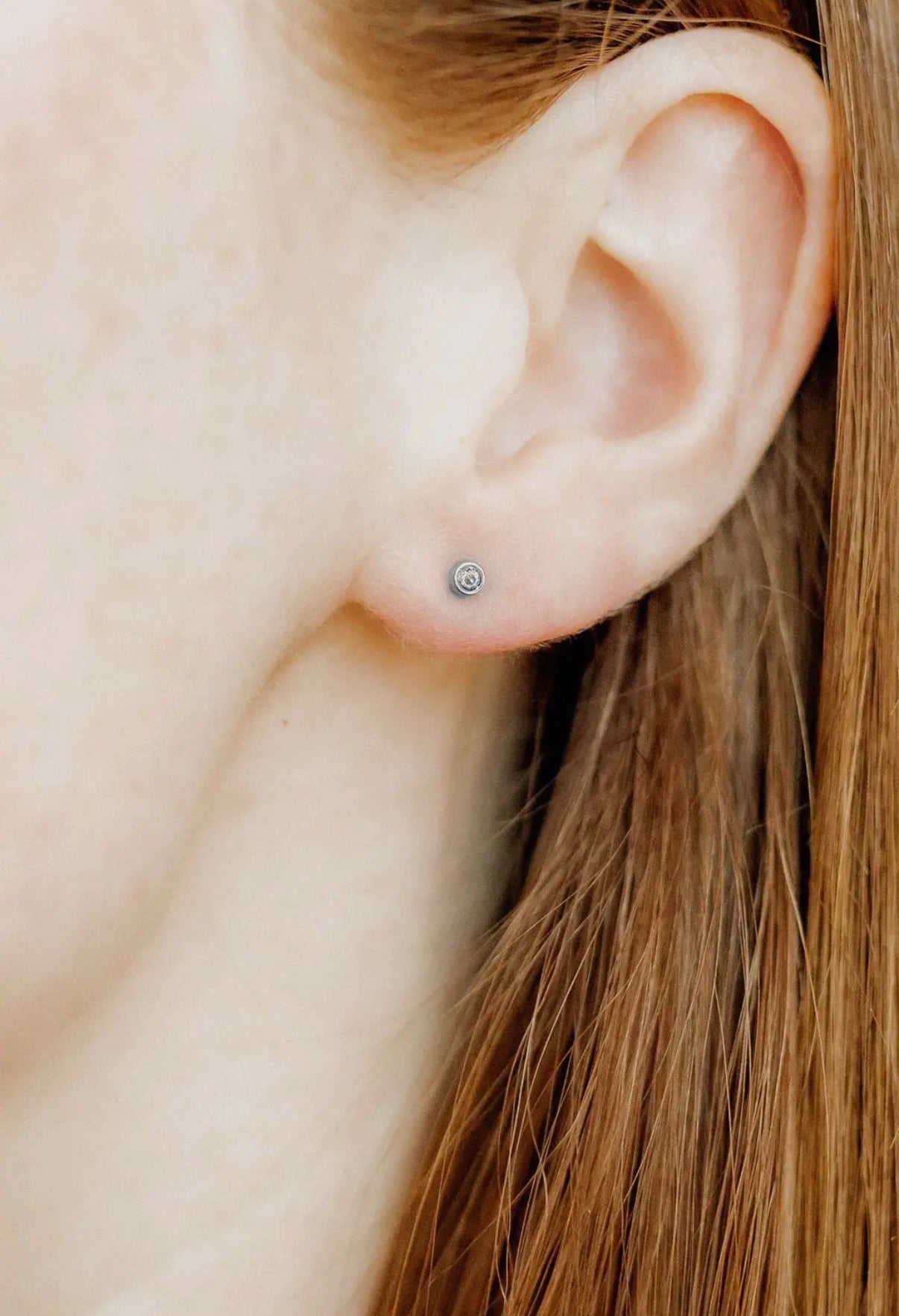 Linny&Co Silver Cooper Screwback Studs