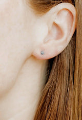 Linny&Co Silver Cooper Screwback Studs