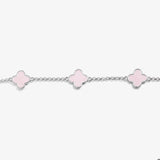 A Littles Signature Pink Clover Bracelet