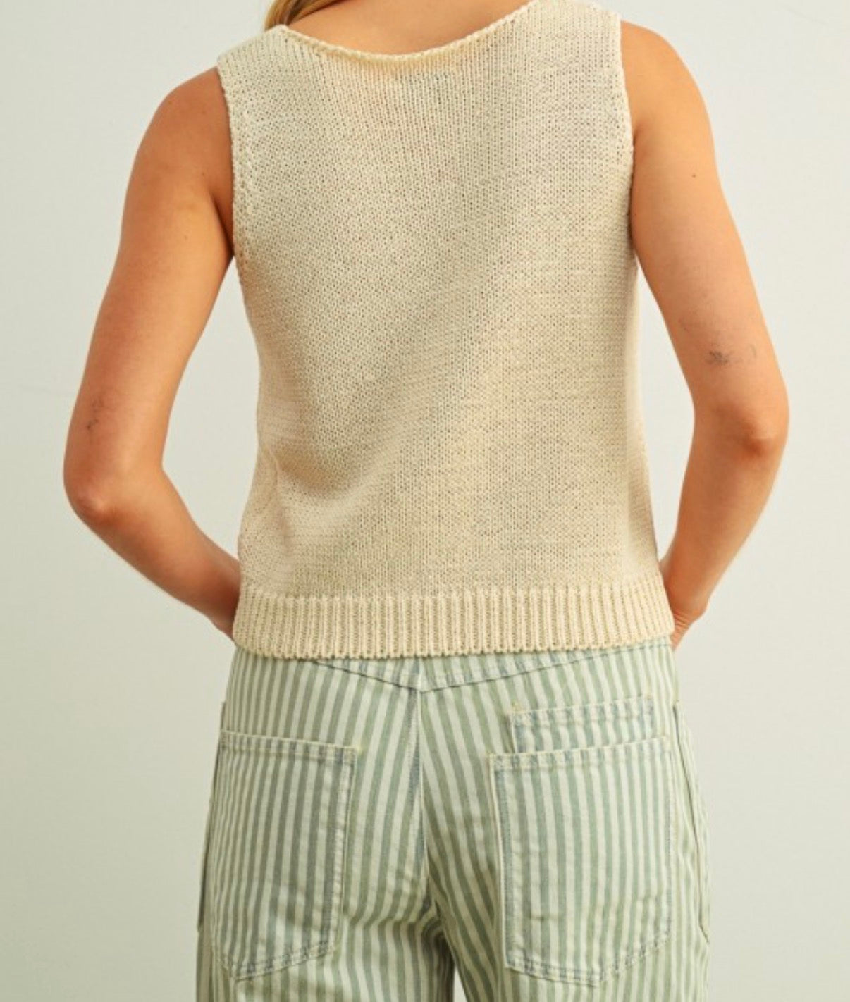 Casey Knitted Sleeveless Top