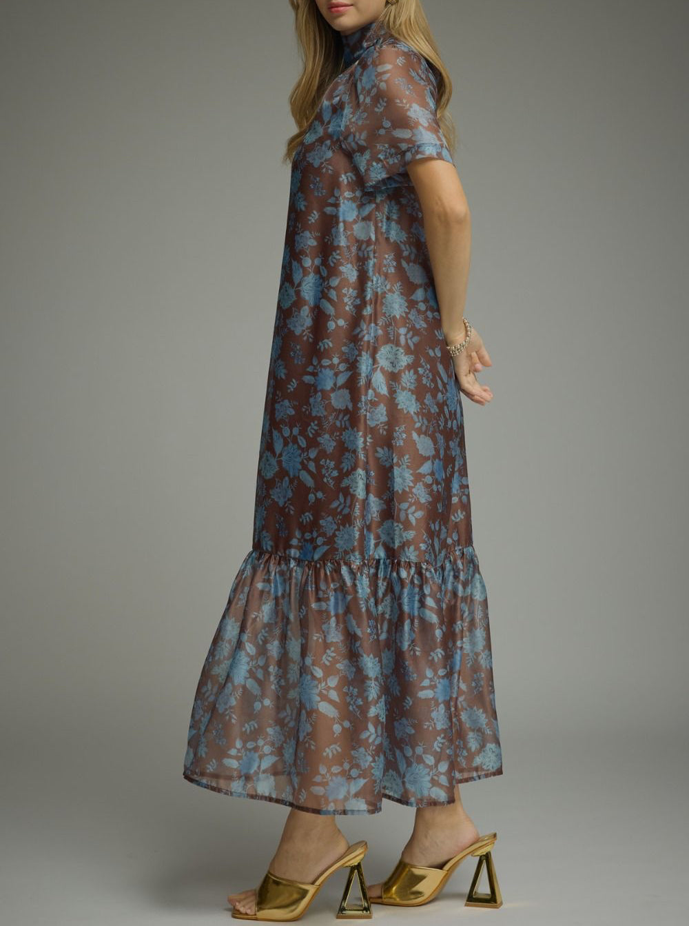 Sylvia Elegant Floral Maxi Dress