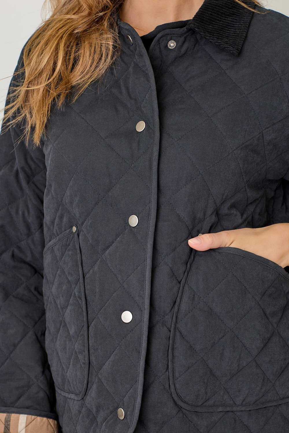 Ginni Contrast Quilted Jacket