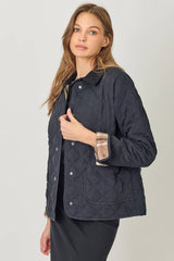Ginni Contrast Quilted Jacket