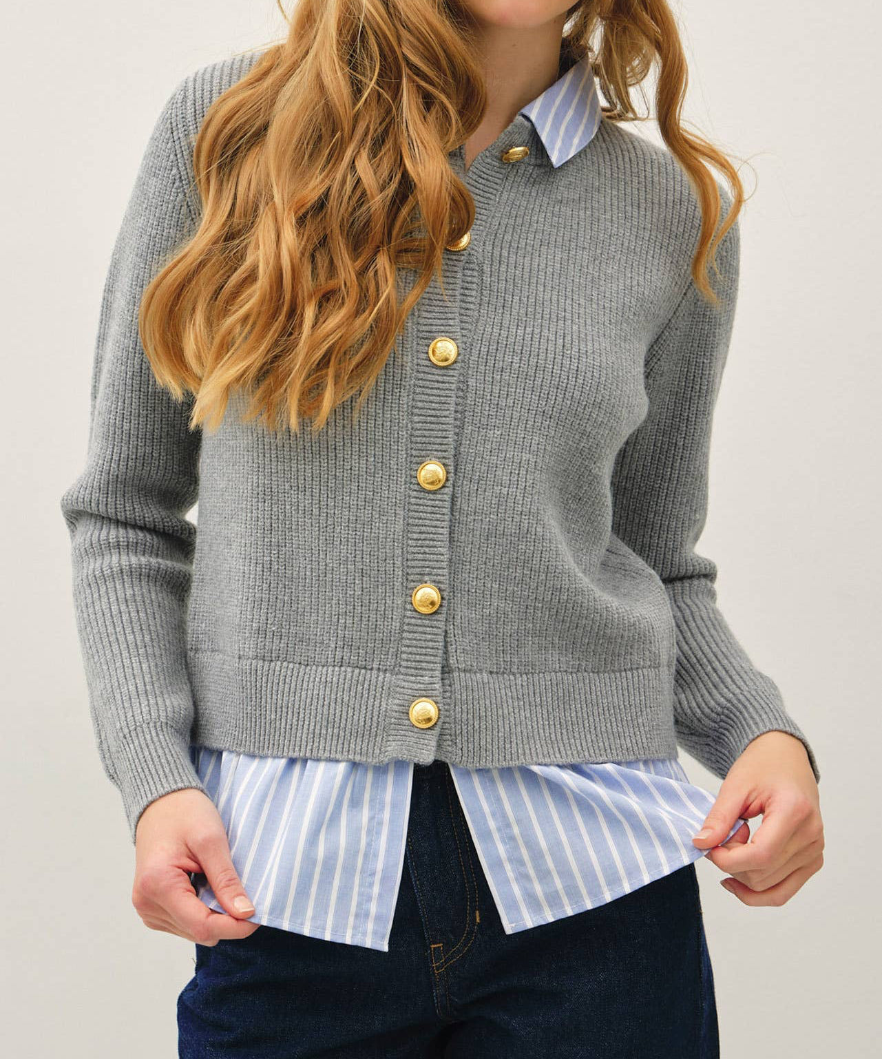 Shannon Layered Shirt Cardigan