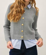 Shannon Layered Shirt Cardigan