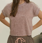 Cocoa And Sage Washed Tee