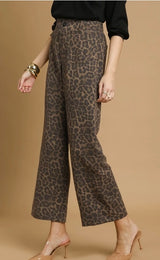 Cali Animal Print Wideleg