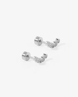 Linny&Co Abigail Screwback Silver Studs