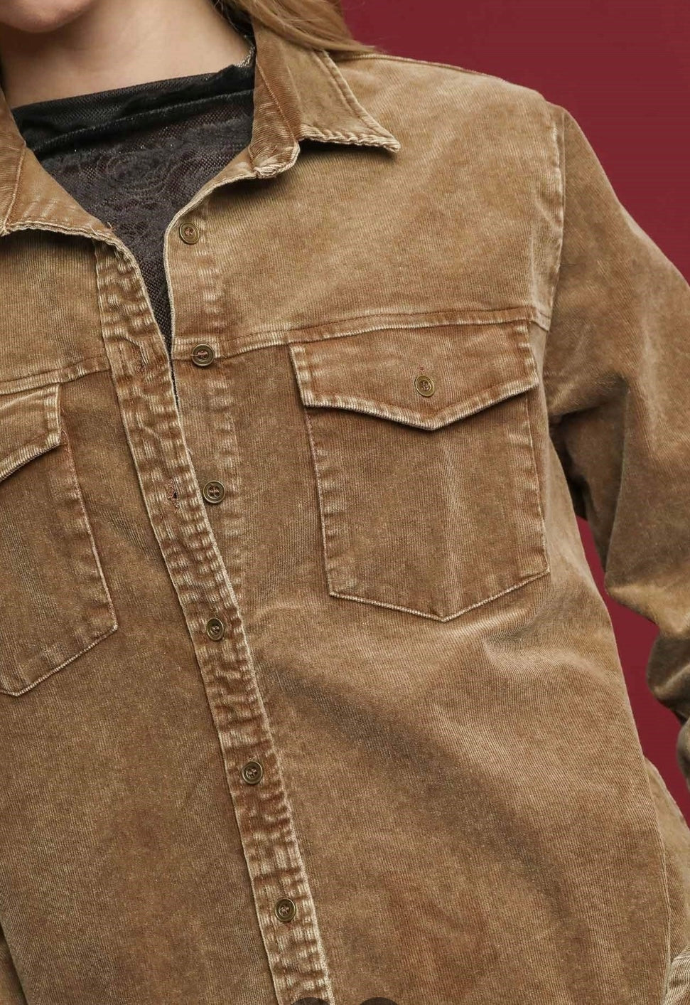 Corbin Stone Wash Corduroy Jacket