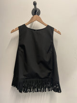 Fringe Hem Sleeveless Top