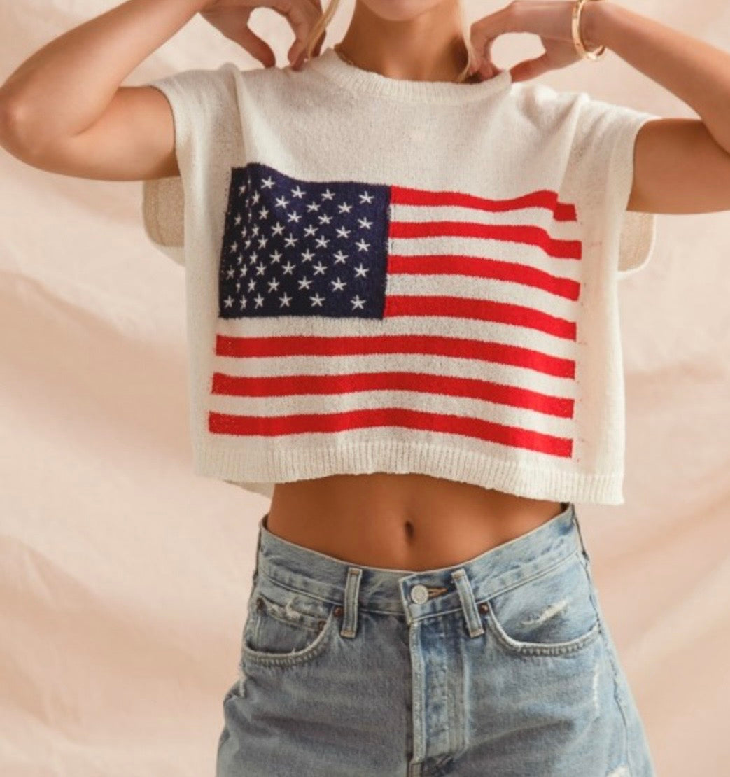 Stars and Stripes Lightweight Sweater