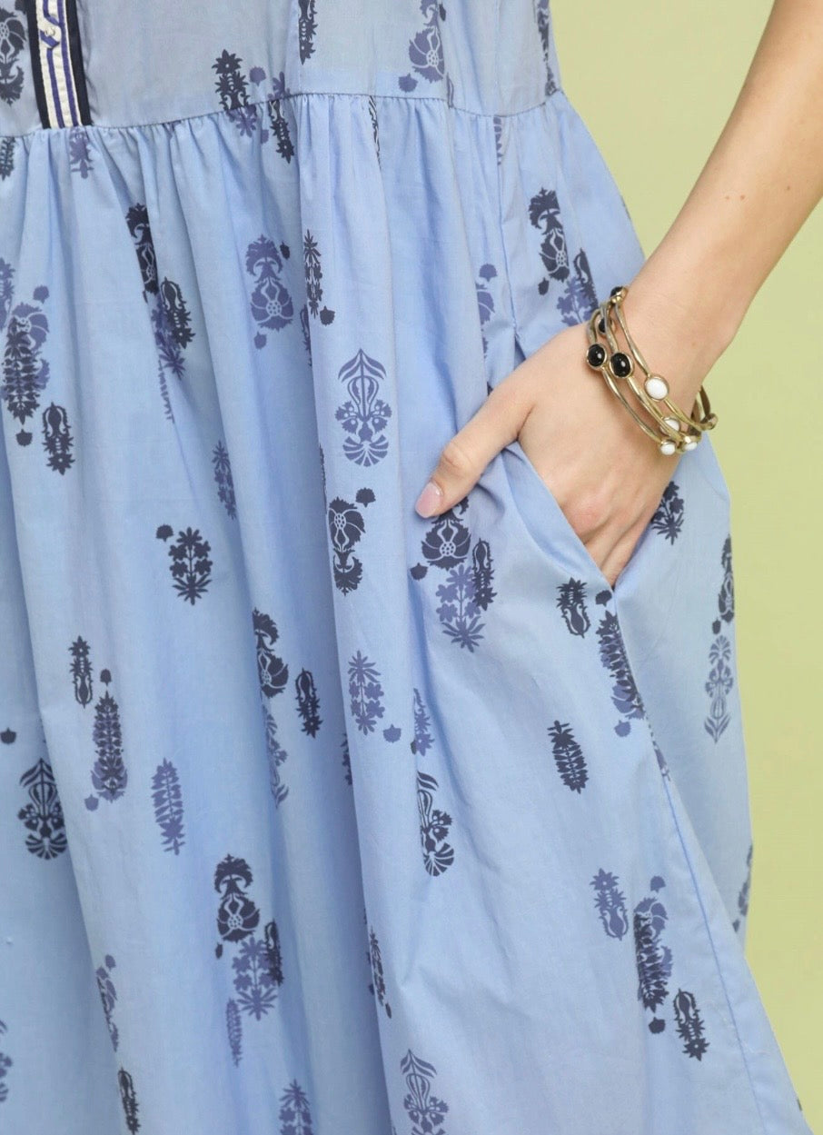 Hadley Floral Tiered Midi Dress