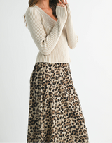 Katie Ribbed Button-Up Cardigan
