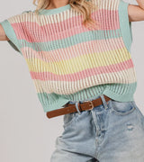 Summer Sage Crochet Sweater
